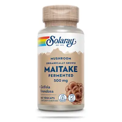 Solaray Maitaké Fermenté 500mg Capsules Végétales B/60 à Libourne