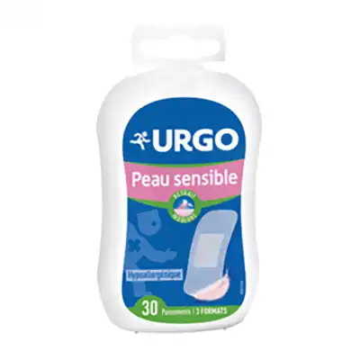 URGO PANSEMENTS PEAU SENSIBLE 3 FORMATS B/30