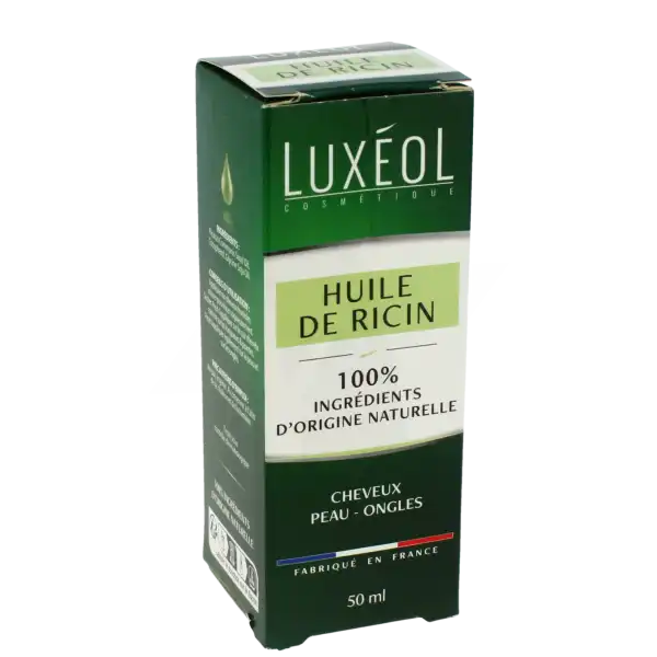 Luxeol Huile De Ricin Fl Cpte-gttes/50ml