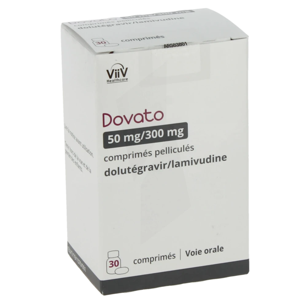 Dovato 50 Mg/300 Mg, Comprimé Pelliculé