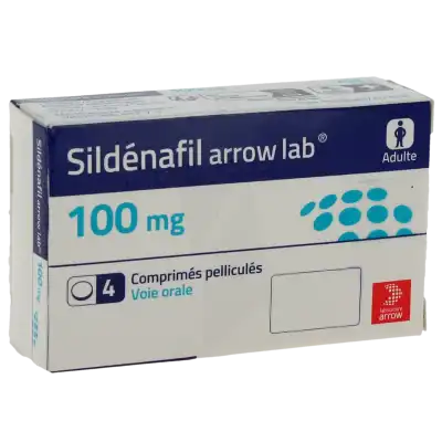 SILDENAFIL ARROW LAB 100 mg, comprimé pelliculé