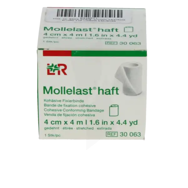 Mollelast Haft Bande élastique Adhésive 4cmx4m