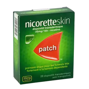 Nicoretteskin 25 Mg/16 Heures, Dispositif Transdermique à SAINT-PRIEST