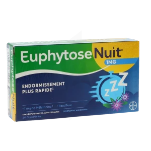 Euphytose Nuit Comprimés Enrobés Boîte De 30