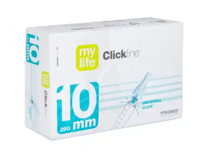 Mylife Clickfine, 10 Mm X 0,33 Mm, Bt 100 à CHAMBÉRY