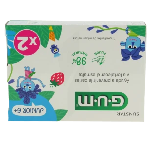 Gum Junior Gel Dentifrice 6ans+ 2t/50ml