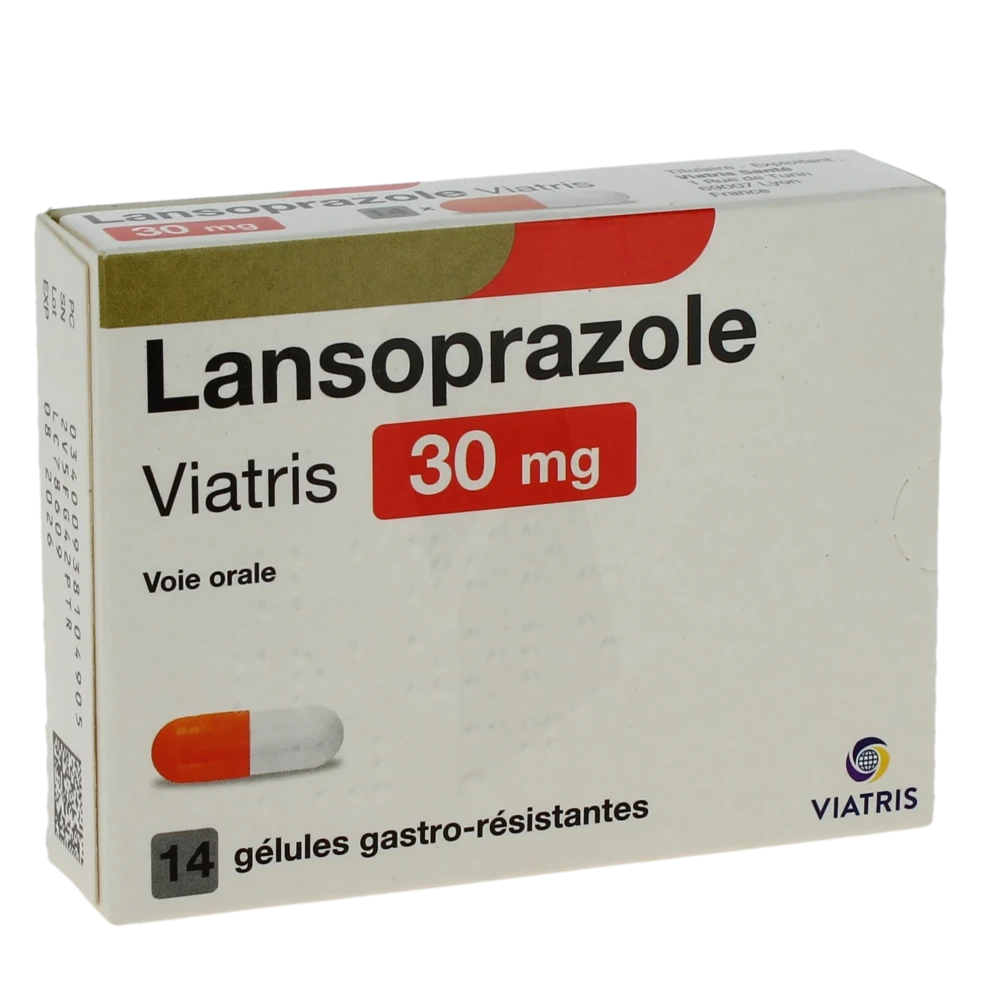 Lansoprazole Viatris 30 Mg, Gélule Gastro-résistante