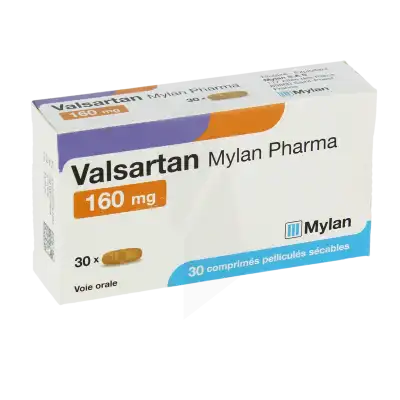 Valsartan Viatris 160 Mg, Comprimé Pelliculé Sécable à Nice