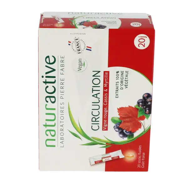 Naturactive Phytothérapie Fluides Solution Buvable Circulation 20 Sticks/10ml