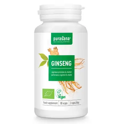 Purasana Ginseng 300mg Gélules B/80 à Bassens