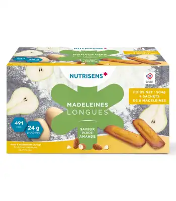 Nutrisens Madeleines Hphc Nutrim Poire Am 4/6 à Drocourt