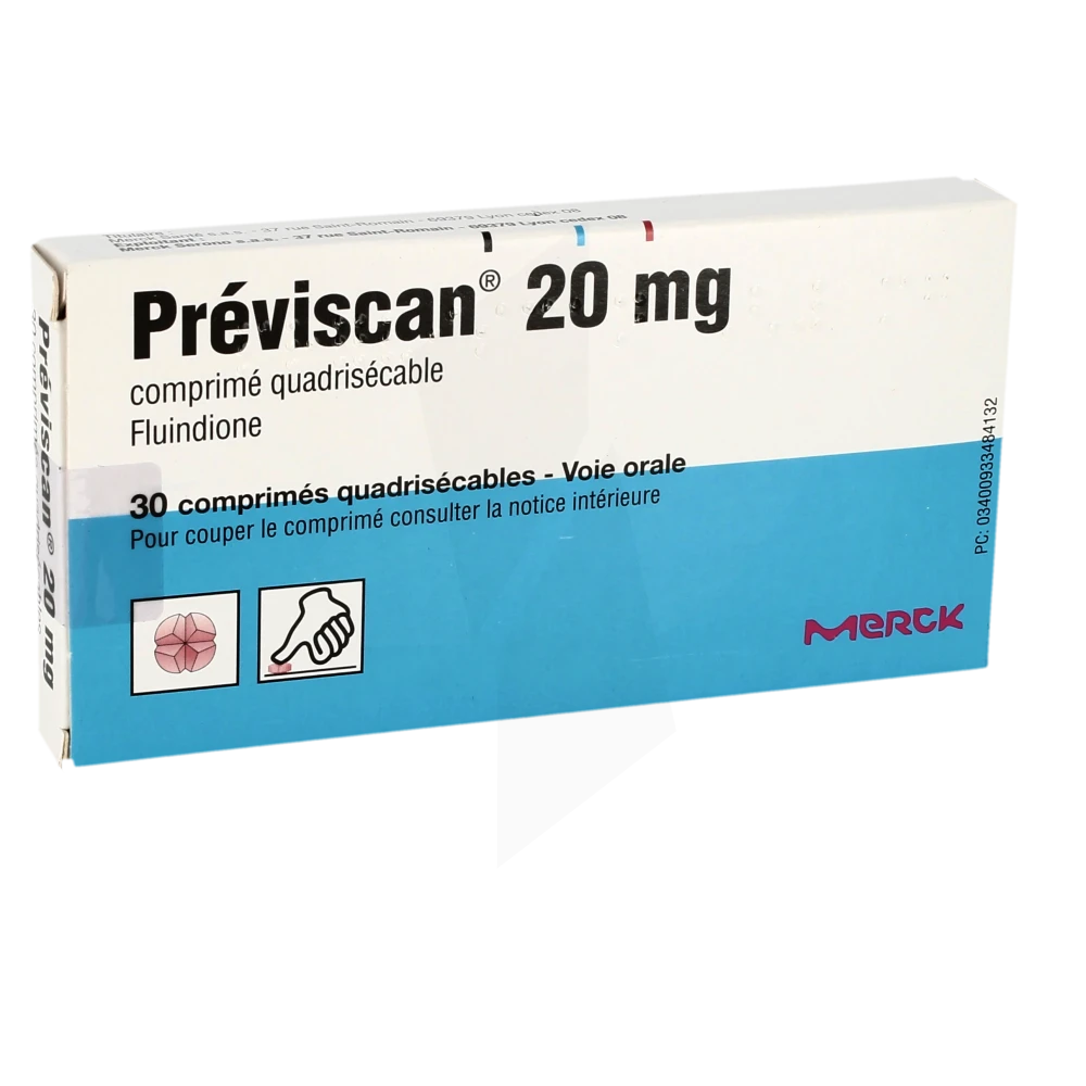 Previscan 20 Mg, Comprimé Quadrisécable