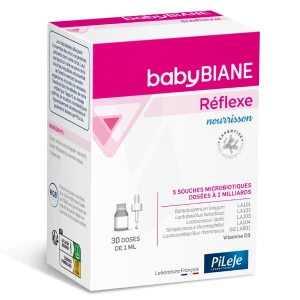 Pileje Babybiane Réflexe Nourrisson Solution Buvable Flacon Compte-gouttes De 30 Ml