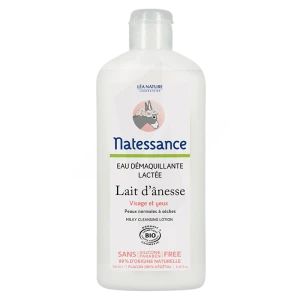 Natessance Lait D'anesse Eau Démaquillante Lactée Bio 250ml