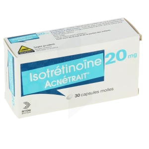 Isotretinoine Acnetrait 20 Mg, Capsule Molle