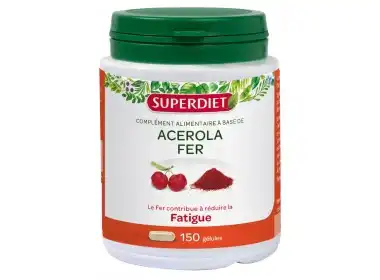 Superdiet Fer+vitamine C Gélules B/150 à PODENSAC