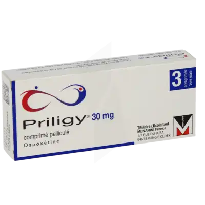 PRILIGY 30 mg, comprimé pelliculé