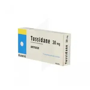 TUSSIDANE 30 mg, comprimé pelliculé sécable