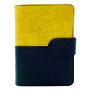 Well&well Pilulier Pillbox Semainier Jaune Et Noir