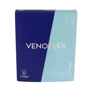 Venoflex Secret 2 Bas Antiglisse Opaque Femme Noir T2n