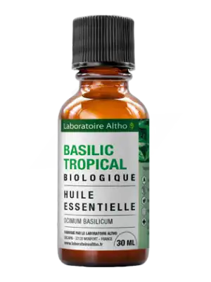 Laboratoire Altho Huile Essentielle Basilic Tropical Bio 30ml à Roquemaure