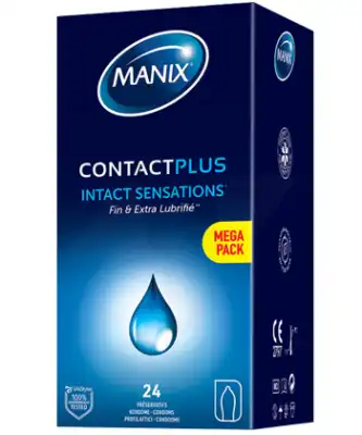 Manix Contact Plus Préservatifs Lubrifiés B/24 à CERNAY