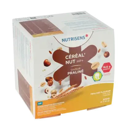 Nutrisens Cerealnut Hp+ Nutriment Saveur Praliné 6sach/50g à Cambrai