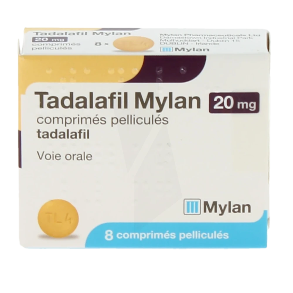 Apothical Tadalafil Mylan 20 Mg Comprime Pellicule TADALAFIL