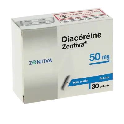 Diacereine Zentiva 50 Mg, Gélule à Chelles