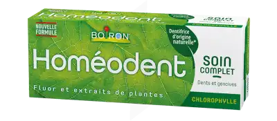 Boiron Homéodent Soin Complet Dentifrice Chlorophylle T/75ml à ALES
