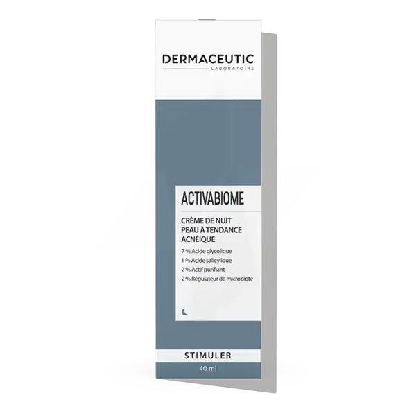 Dermaceutic Activabiome Crème De Nuit Peau à Tendance Acnéique 40ml