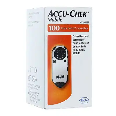 Accu-chek Mobile Cassettes B/2 X 50 à PINS-JUSTARET