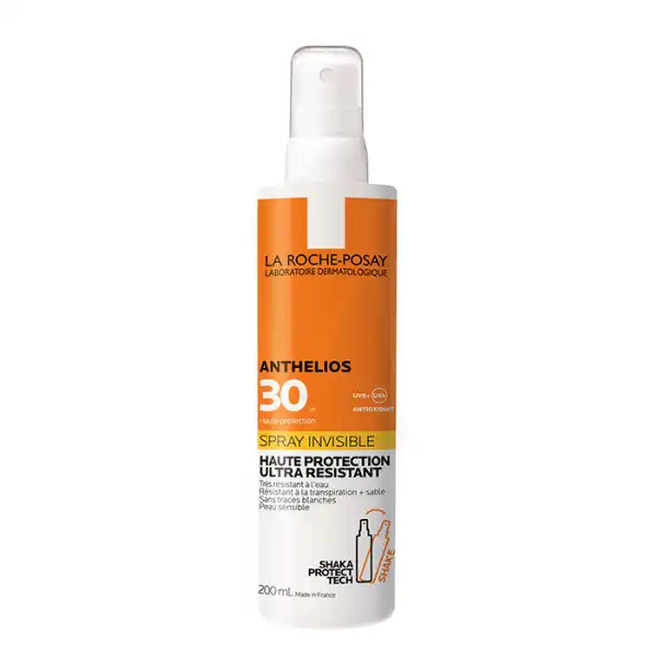 La Roche Posay Anthelios Crème Solaire En Invisible Corps Spf30 Avec Parfum Spray/200ml