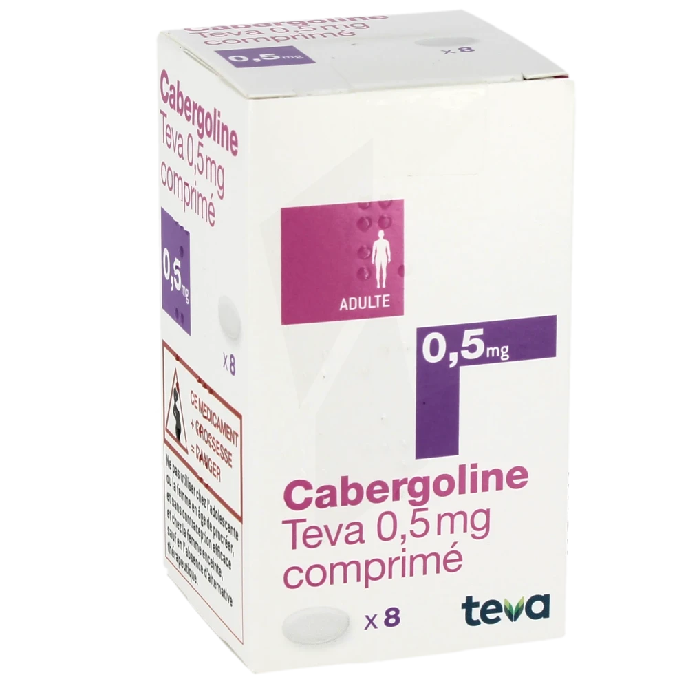 Cabergoline Teva 0,5 Mg, Comprimé