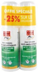 Cinq Sur Cinq Natura Spray Citriodora Anti-moustique 2fl/100ml