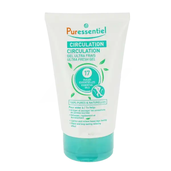 Puressentiel Circulation Gel Ultra-frais Circulation Aux 17 Huiles Essentielles - 125 Ml