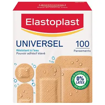 Elastoplast Universel Plastique Pansements Adhésifs 4 Formats B/100 à Mimizan