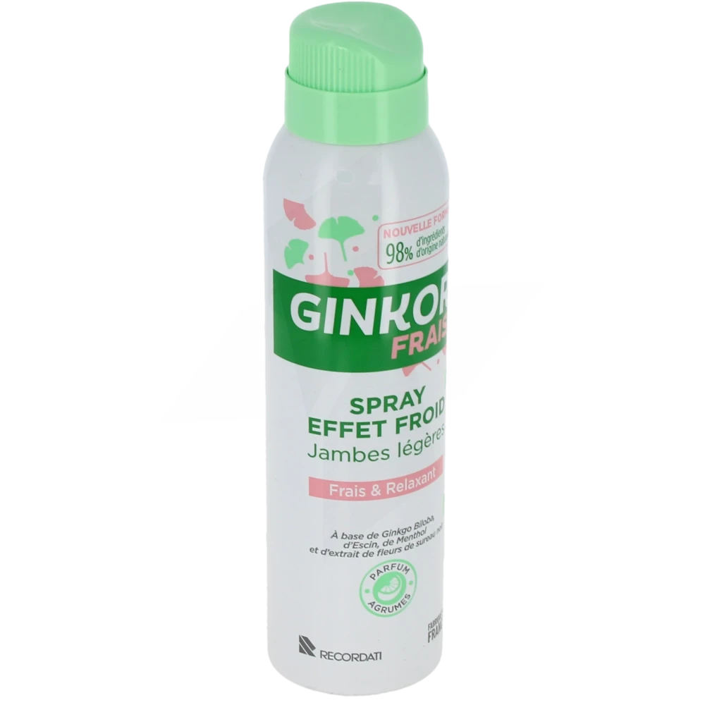 Ginkor Frais Spray Effet Froid Jambes Légères Fl/125ml