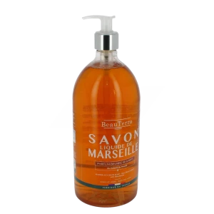 Beauterra - Savon De Marseille Liquide - Beurre De Karité - 1l