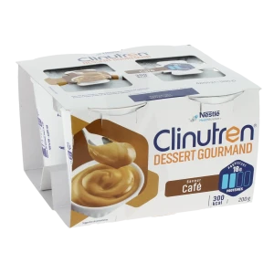 Clinutren Dessert Gourmand Nutriment Café 4 Cups/200g