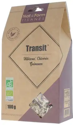 Nat&form Tisanes Transit Bio 100g à PINS-JUSTARET