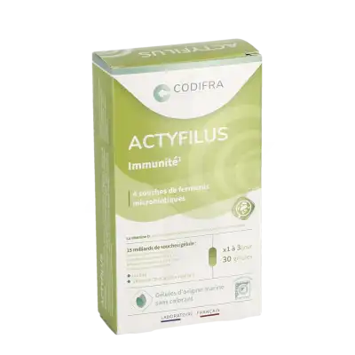 ACTYFILUS Ferments lactiques Gélules B/30