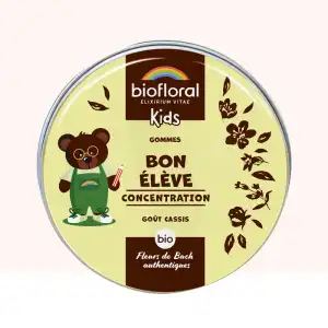 Biofloral Enfant Gommes Bio Bon élève B/45g à BOEN 