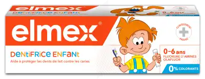 Elmex Enfant Dentifrice 0-6 ans T/50ml Boule & Bill