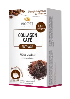 Biocyte Collagen Morning Solution buvable Café 10 Sticks
