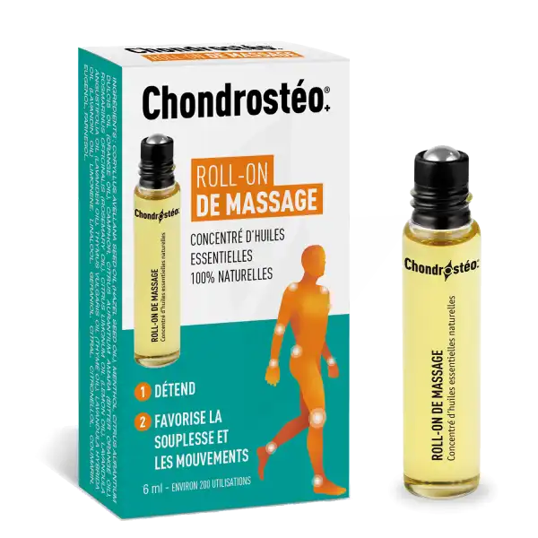 Chondrosteo+ Huile Essentielle Massage Roll-on/6ml