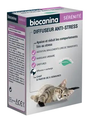 Biocanina Diffuseur Avec Recharge Anti-stress Chat à Bassens