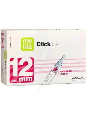 Mylife Clickfine, 12 Mm X 0,33 Mm, Bt 100 à SAINT-MEDARD-EN-JALLES