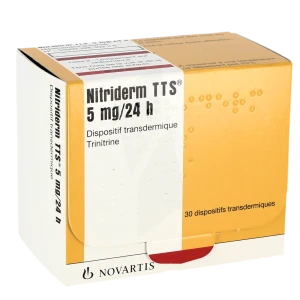 Nitriderm Tts 5 Mg/24 H, Dispositif Transdermique