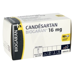 Candesartan Biogaran 16 Mg, Comprimé Sécable